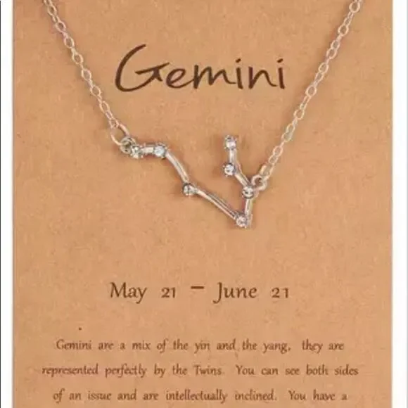 GEMINI CONSTELLATION NECKLACE‎