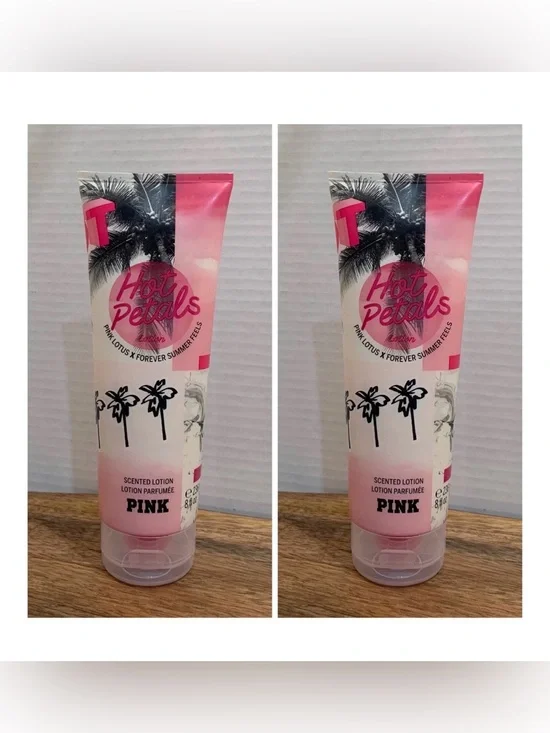 Victoria’s Secret PINK Hot Petals Scented Lotion ~ 8 fl.oz. ( Lot of 2 )