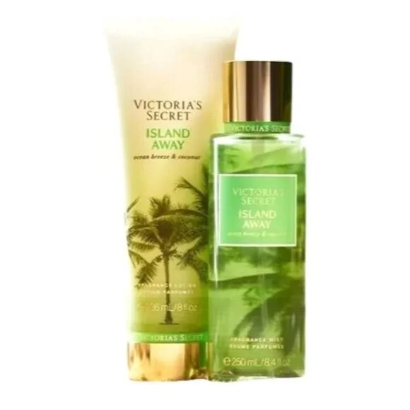 Victoria's Secret Island Away 2 Pc Set‎ New