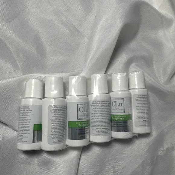 6 CLn Body Wash Eczema Psoriasis & Rosacea Care Moisturizing Wash Travel Size