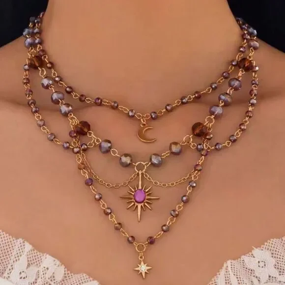 Boho Layered Necklace M1386