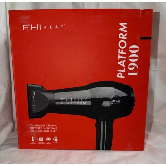 FHI Heat Platform 1900 Nano Weight Pro Turbo Hair Dryer 1500W Black 91725329