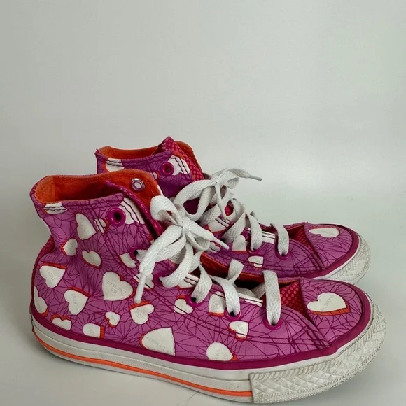 Converse Chuck Taylor All Star Valentines High Top Magenta Glow/Wild Mango/White