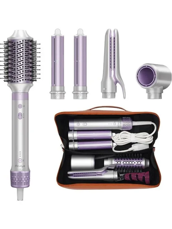 5-in-1 Hair Multi-Styler & Dryer, 1500W, Negative Ionic Technology for