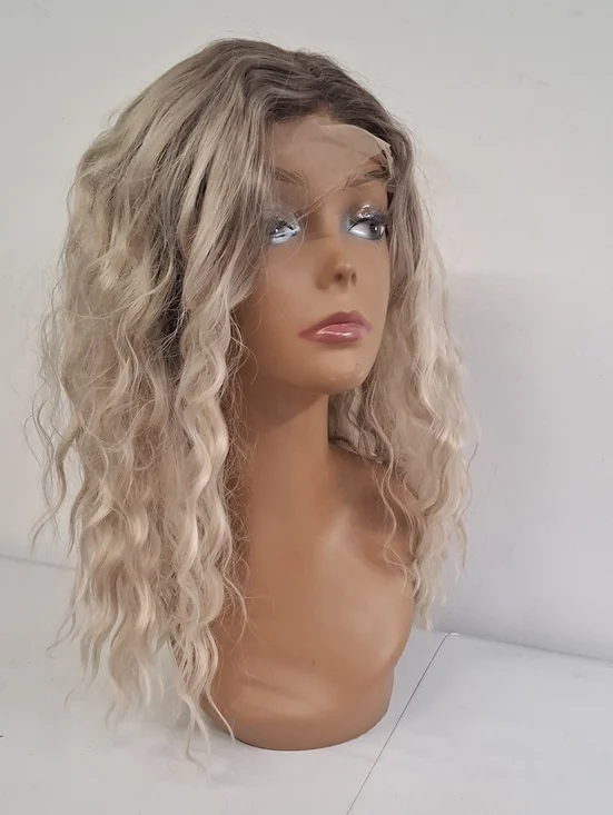 NWT Blonde Wavy Lace Front Wig - Natural Blonde Women's Hair