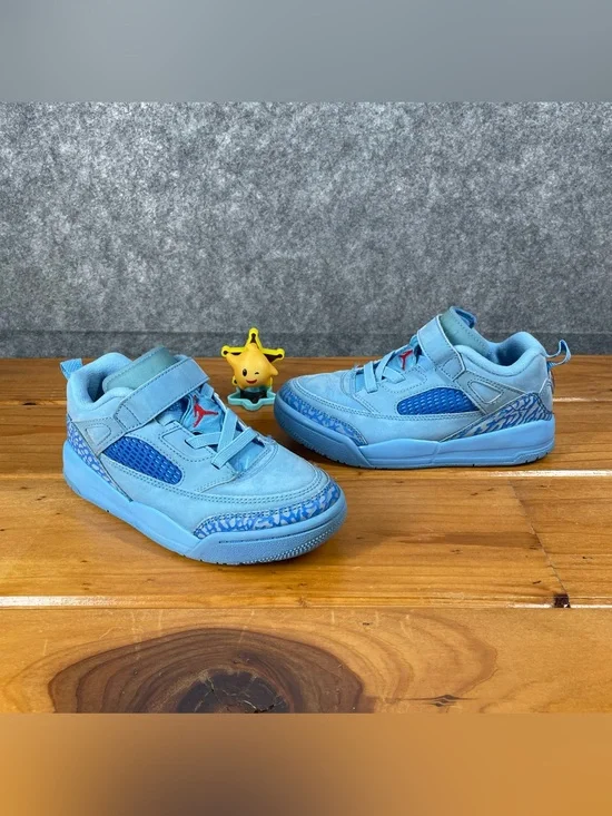 Air Jordan Spizike Low Kids Size 1Y (PS) Houston Oilers Blue FQ3951-400