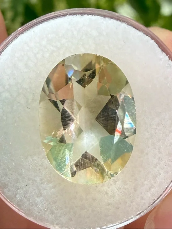 Citrine Faceted Gemstone