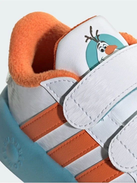 adidas x Disney Frozen Olaf Grand Court 2.0 Toddler Shoes Size 8K