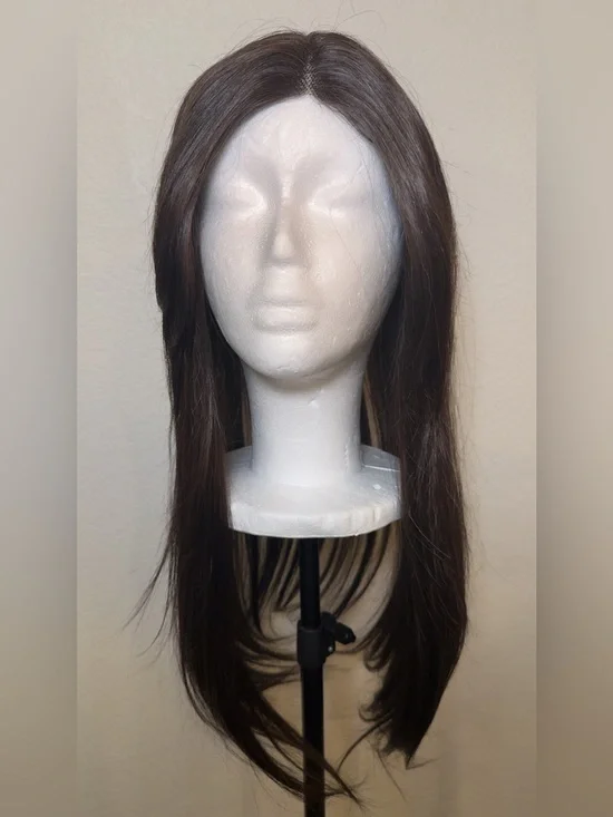 Isaic Hair Toppers for Women 18 Inch Synthetic Hair Pieces, 360° Clips In