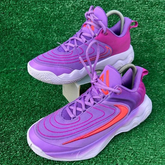 Nike Giannis Immortality 4 GS Purple Orange Basketball‎ Shoes FZ6734-500 4.5Y