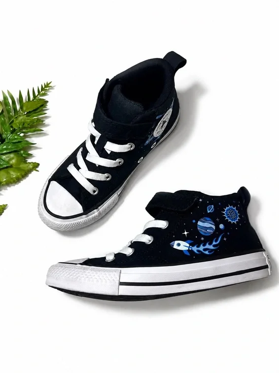 Converse All Star Space Graphic High Top Sneakers - Boys Size 1 Youth