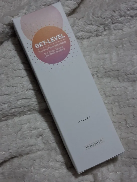 GET-LEVEL Keratolytic Pillars Body Scrub - Pink/Peach