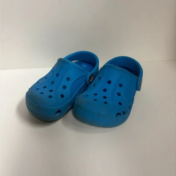 $17 ADD ON ‎ Crocs Blue 8c Kids Natives Water shoes Baby Nike Adidas Zara