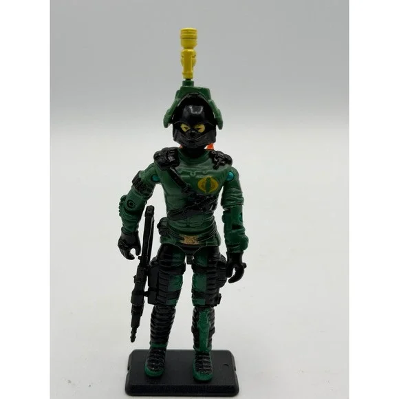 Vintage G.I. Joe 1989 Cobra Night-Viper v1 Figure Funskool Accessories Hasbro