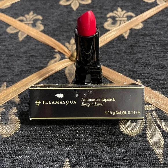 Illamasqua Antimatter Lipstick in shade Rocket-red