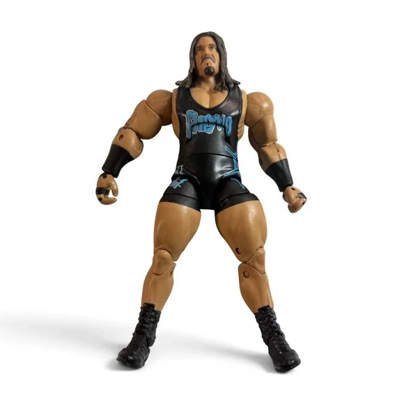 WWE Elite Series 50 Rhyno Action Figure Mattel Wrestling Man Beast ECW Blue