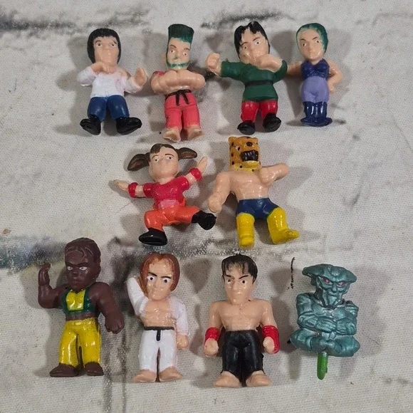 Rare Namco Tekken 3 Forest Law Xiaoyu King Yoshimitsu Phoenix Heihachi Figures‎