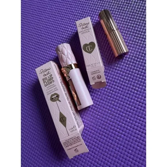 New Charlotte Tilbury Bundle Pillow Talk Gloss Lipstick Makeup Lot