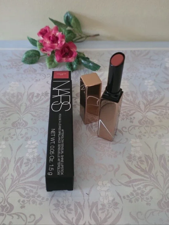 NARS Afterglow Sensual Shine Lipstick in High Gear (Peach Coral)