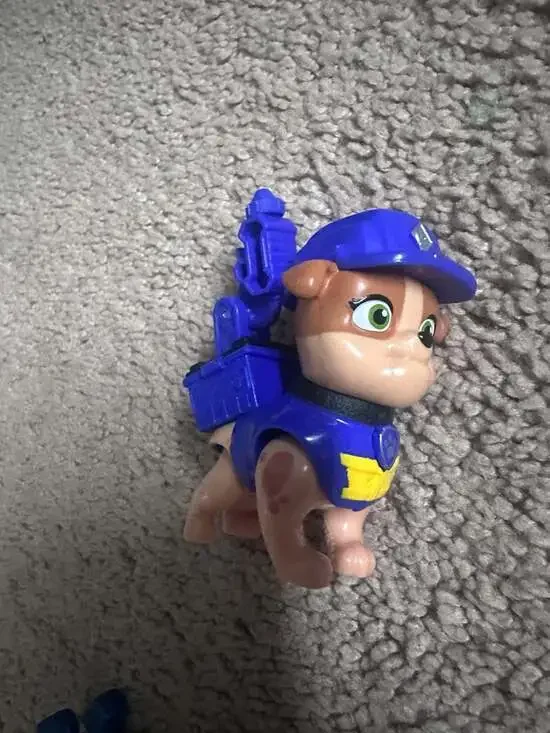 PAW Patrol Rubble & Crew Charger Action Figure with Tool Wagger Backpack