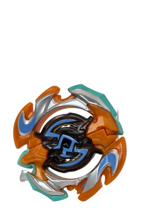 Beyblade Burst Orange Silver Blue Teal Battle Top Spinning Toy Colorful