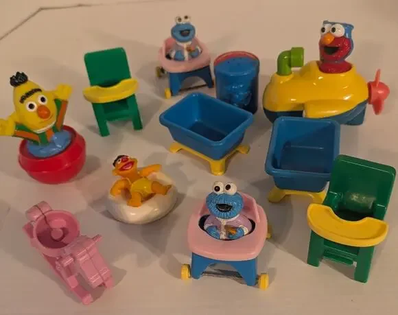 Lot Vintage Sesame Street Babies Muppets Preschool Toys