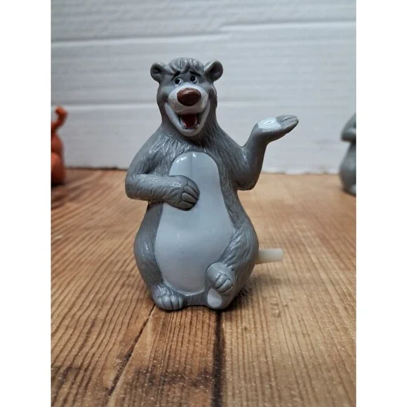Disney The Jungle Book Baloo the Bear Wind Up McDonald's Happy Meal Toy Vtg 1989