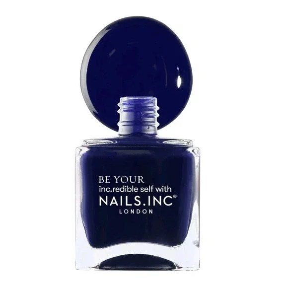 Nails.Inc Be Your Inc.credible Self Nail Varnish In Prince Arthur Road Blue 14ml
