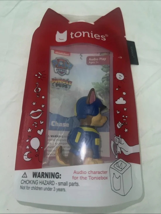 Tonies PAW Patrol Chase jungle pups Audio Character - Red Packaging