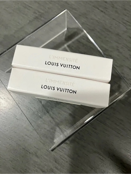 2 Louis Vuitton L'Immensité Men’s samples ‘empty’