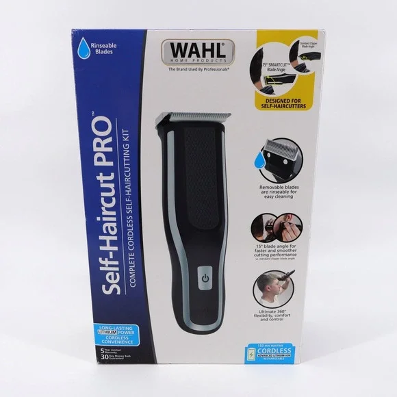 NEW Wahl Self-Haircut Pro Cordless Haircutting Kit 15° SmartCut blade