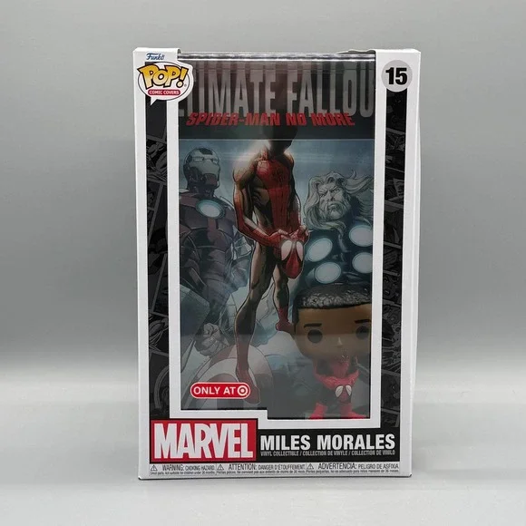 Funko Pop! Comic Covers #15 Miles Morales Spider-Man Fallout Target Exclusive