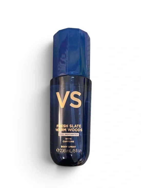 Victoria's Secret Fresh Slate Warm Woods Blue Body Spray