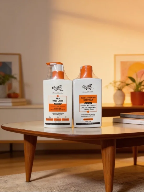 Orange AHA Body Lotion - Gentle Exfoliating Moisturizer