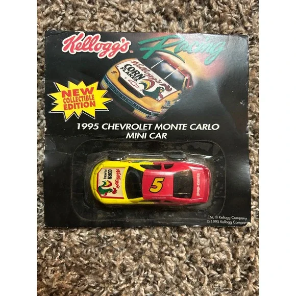 Vintage 1995 Kelloggs Racing Terry Labonte 5 Chevrolet Monte Carlo Mini Car NIP