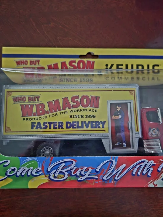 Yellow Delivery Toy Truck - Kids Toy