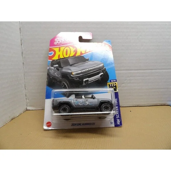 Hot Wheels 2024 GMC Hummer EV HW Screen Time Barbie Gray