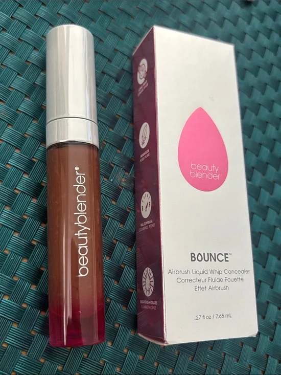 beautyblender-  Bounce Airbrush Liquid Whip Concealer “4.60N” Deep Caramel NWT