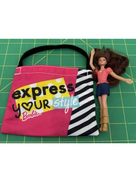 2014 McDonald’s Barbie Life in the Dream House Teresa With Bag  HMT