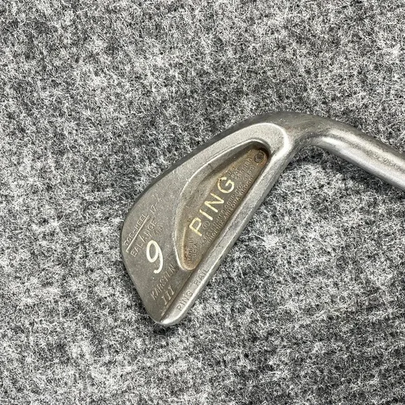 Ping Karsten III 9 Iron Black Dot  Right Handed Stiff Shaft Golf Club Vintage