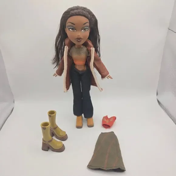 Vintage 2002 Bratz Xpress It Sasha Doll with Original Clothes + Boots