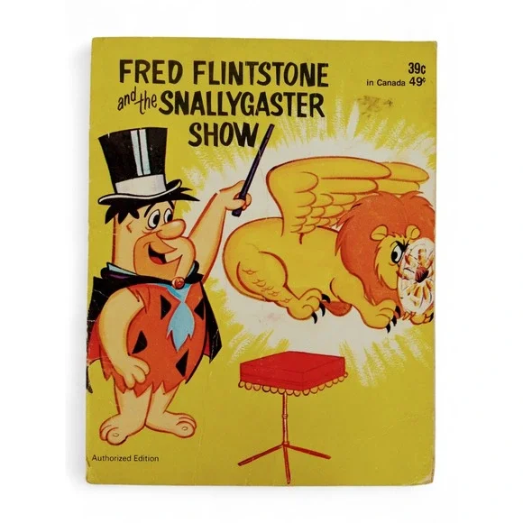 Fred‎ Flintstone Snallygaster Show 1972 Paperback Horace J Elias retro cartoon