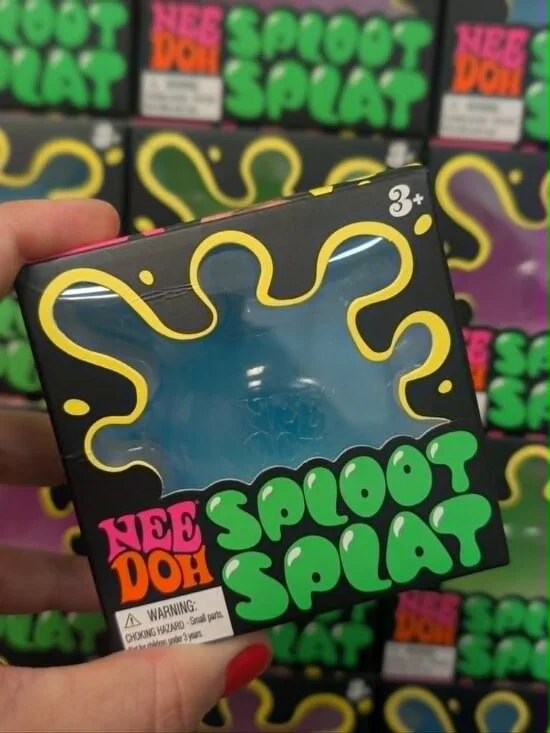 NeeDoh SplootSplat Blue Schylling Sensory Fidget Squishy NEW Sealed