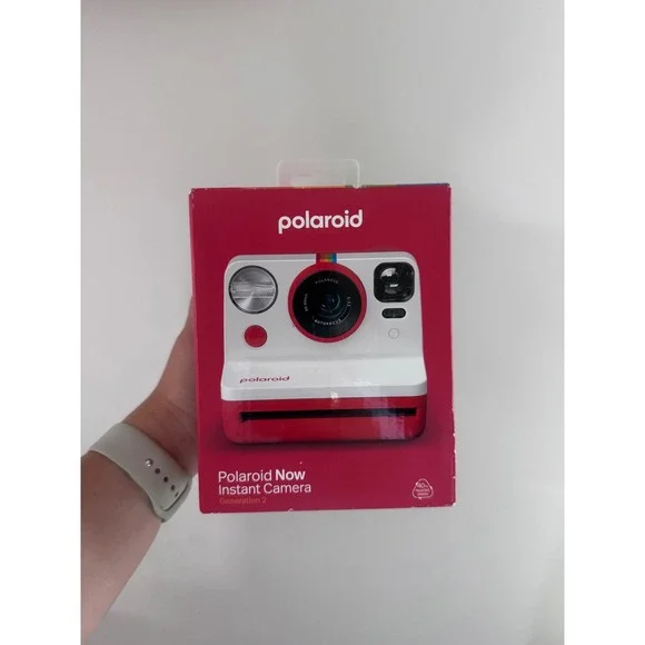 Polaroid Now Generation 2 Instant Camera Red Autofocus i-Type 600 Film NEW