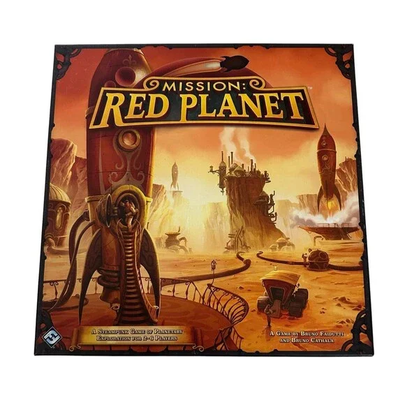 Mission Red Planet Board Game Complete Fantasy Flight 2015