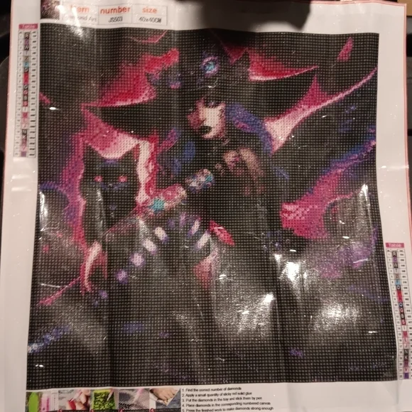 Mystical Witch Diamond Art Painting Kit 40x40