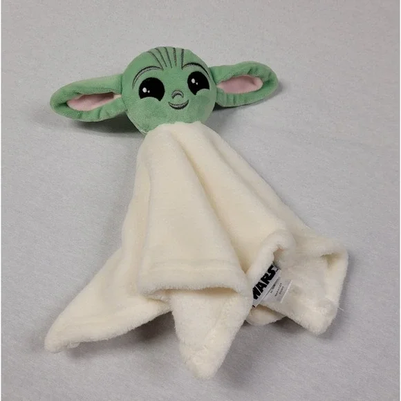 Star Wars Lucasfilm Baby Yoda Cream Colored Security Blanket (Lovey) Plush