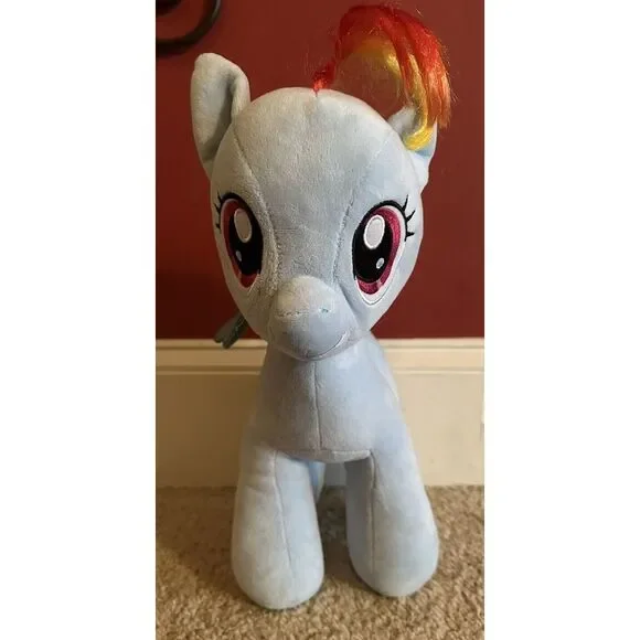 Build A Bear My Little Pony Blue Plush Stuffed Animal‎ Rainbow Dash Pony 16
