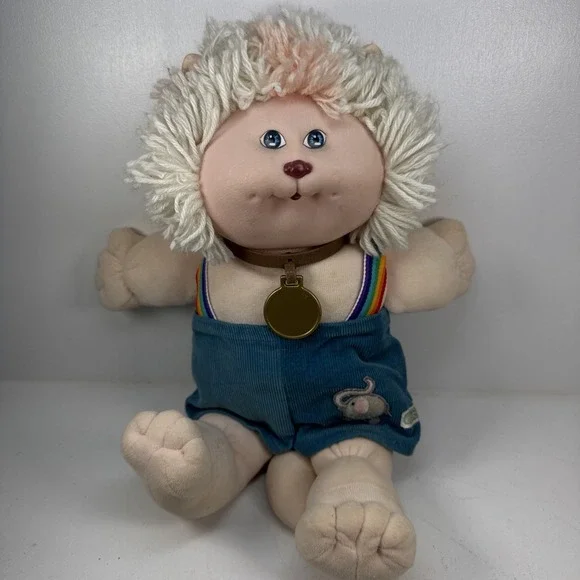 Vintage Cabbage Patch Koosas Stuffed Animal doll toy  kitty Lion Coleco‎ 1983