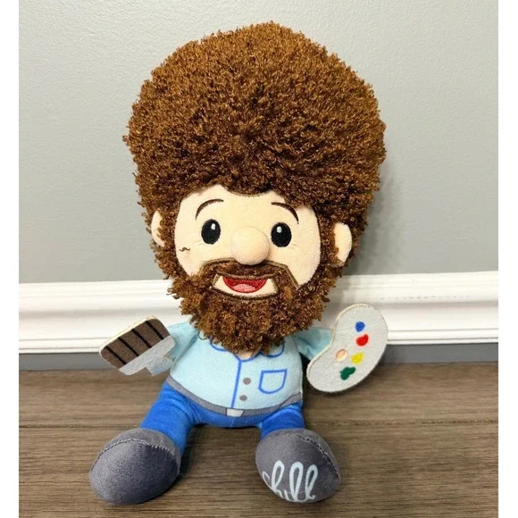 Fiesta Bob Ross Happy Trees Plush The Joy of Painting Artist Stuffed Toy Chill